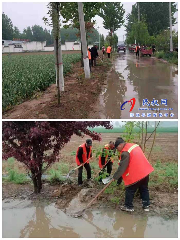 民权县交通运输局加强雨后公路养护工作