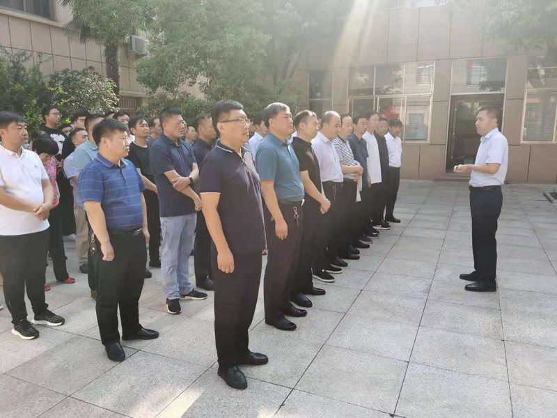 民权县住建局组织全体干部职工及建筑企业开展向郑州等灾区开展募捐活动