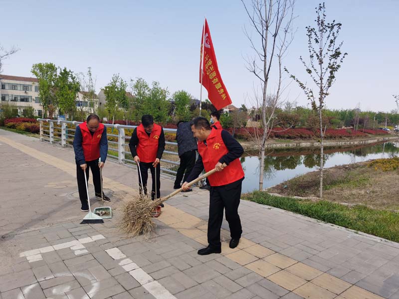 县住建局开展“清洁家园 美丽民权”卫生整治活动