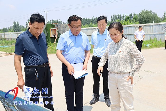 县委书记、县长王静娴调研城建项目建设情况