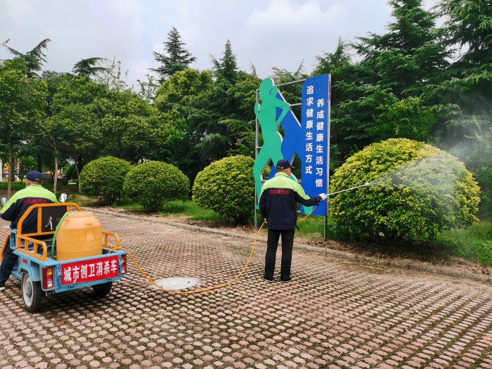 民权县爱卫办再次开展病媒生物消杀工作