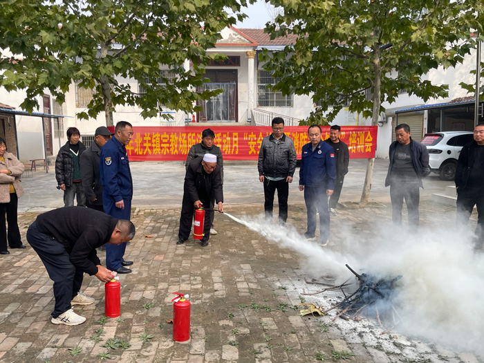 北关镇：开展宗教场所消防活动月“安全检查暨消防安全知识”培训会