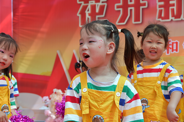 民权县：人和镇人西幼儿园举办庆六一文艺汇演