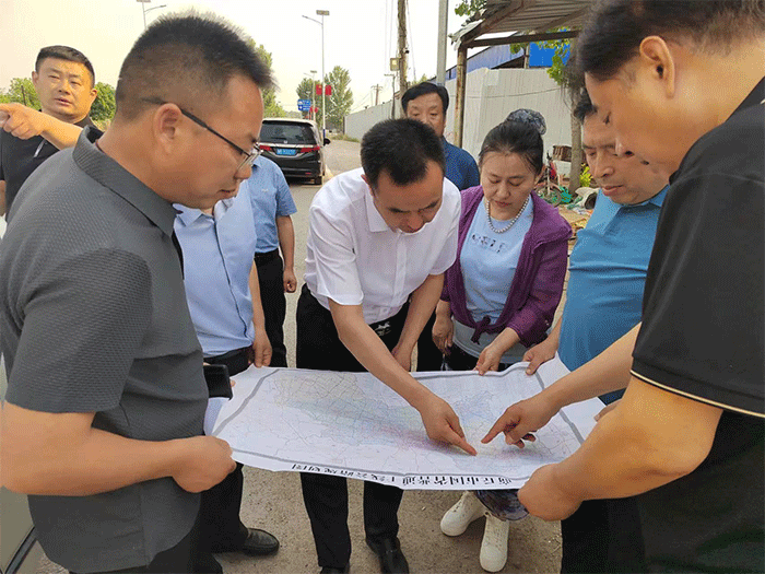   市公路事业发展中心党委书记、主任马登峰到我县调研国道220豫鲁省界出入口项目