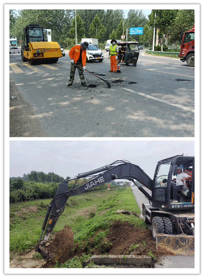  县公路事业发展中心积极做好雨后公路水毁处置工作