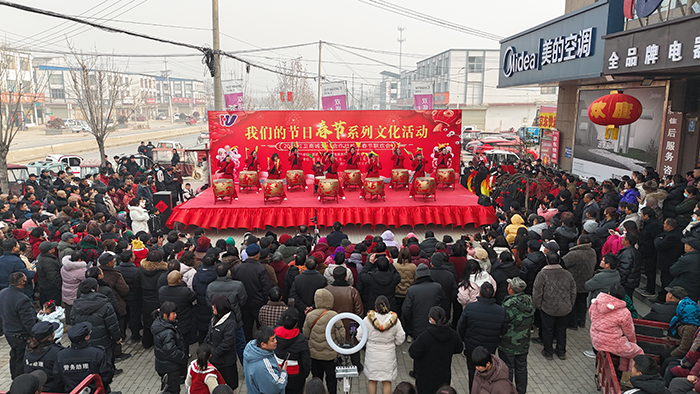 民权县人和镇举办 “我们的节日・春节” 文艺汇演 欢欢喜喜过大年